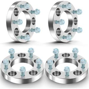 ECCPP 4PCS 1 Inch 5x5 to 5x5 5 Lug Wheel Spacers 5x127mm to 5x127mm Fits for 2007-2016 for Jeep Wrangler| 1999-2010 for Jeep Grand Cherokee| 2006-2010 for Jeep for Commander