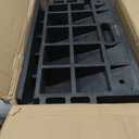 4.3" Rise Rubber Threshold Ramp for Doorway/Cars/Wheelchairs, 2 Packs
Non-slip Surface,Grid Structure Bottom,One-piece Design, for Curb/Shed/Step/Stair/Scooter/Door, 2200Pounds Load Capacity