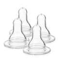 Evenflo 4 Pack Classic Silicone Nipple, Slow Flow