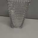 MCMCNCUIU Crystal Vase, Large Crystal Vases for Flowers, Clear Large Flower Vase, Modern Glass Vases for Living Room, Bedroom, Kitchen, Dining Table, Mantle, Wedding, 9 Inches