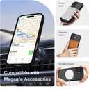 YENAPOON for iPhone 16 Case, Matte Magnetic Phone Cover [with 1 Screen Protector] [Support for MagSafe] [Shockproof Military Grade Protection] Translucent Frosted Back, Black
