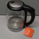 Cosori Electric Kettle, No Plastic Contact With Water, Wide Mouth For Easy Cleaning, Auto Shut Off, 1.7L Tea Kettle & Hot Water Boiler, Water Heater & Teapot, Borosilicate Glass, Black, 1500W