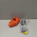 Interactive Dog Toys for Aggressive Chewers, Indestructible Dog Toy to Keep Them Busy, Durable Dog Chew Toys for Large & Medium Breeds, Frozen Enrichment Treat Holder for Anxiety Relief (orange)