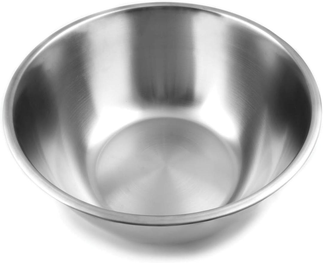 Fox Run Stainless Steel Mixing Bowl, 10.75 Quart Capacity Large Metal Bowl
