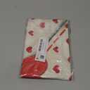 AVOIN colorlife Valentine's Day Envelope Throw Pillow Cover, 12 x 20 Inch Red Heart White Anniversary Wedding Cushion Case Decoration for Sofa Couch