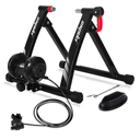 Unisky Bike Trainer Stand Indoor Bicycle Stand with Noise Reduction Magnetic Stationary Stand fits for 26-28inch, 700C Wheel