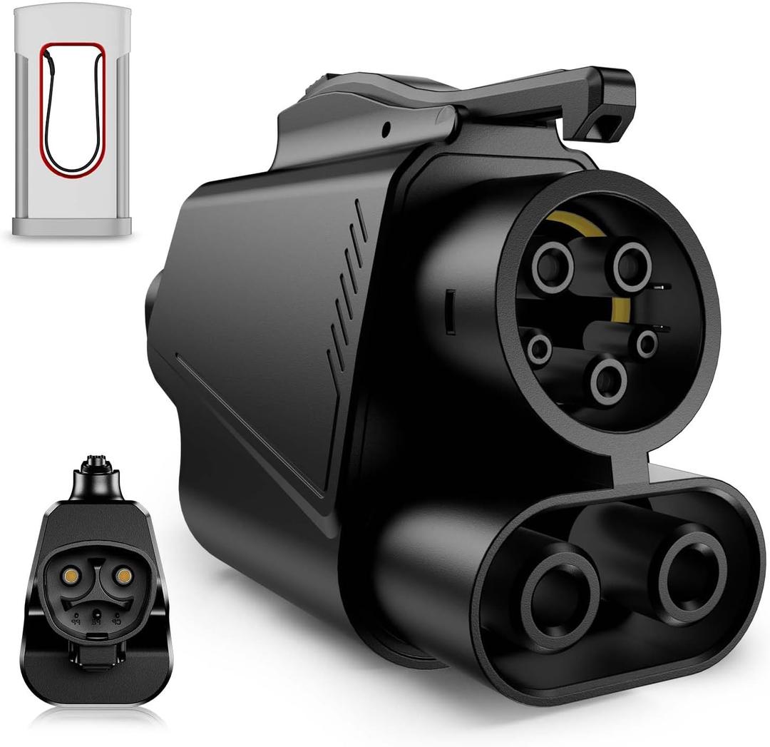 Upgraded NACS to CCS Adapter - 500 Amps - 1,000V DC Fast Charge Converter, Tesla Supercharger to CCS1 EV Adapter Compatible with Tesla Superchargers [Check with Your Automaker for Compatibility]