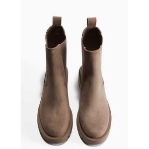 Textile Upper Boots Taupe 3