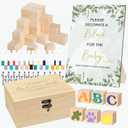 78 PCS Fun Baby Shower Games Sign Kit, Unique Baby Shower Ideas, Funniest Games Ever Where You Can Draw to Your Heart's Content, Suitable for Boy and Girls
