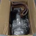 18V Belt Sander Cordless with Dust Bag Electric Sander Tool for Wood with 6 Variable-Speed Control, Hand Sander with Vacuum Dust Collector for Woodworking Metal Working