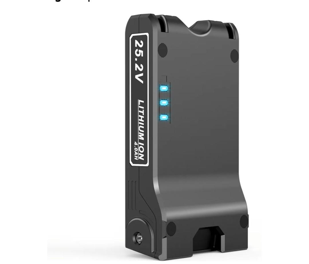 ARyee XBAT200 25.2V 4.0Ah Battery Compatible with Shark XBA-T200 Shark ION Rocket IONFlex ION F80 IONFlex 2X Cordless Vacuums Lithium Battery