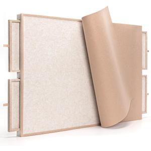 Puzzle Board with Drawers & Cover, Lightweight Felt Jigsaw Playing Board for 1000 Pieces, Portable Puzzle Display Board with Sorting Trays - Oatmeal