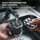 Men's Electric Rotary Shavers Bald，2026 Upgrade 7D Floating Electric Shaver with LED Display, IPX6 Waterproof, Type-C Fast Charge, Magnetic Heads, Travel Case - Ideal Men's Grooming Gift