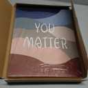 YHCTHT You Matter Canvas Wall Art  Framed Inspirational Positive Affirmation Wall Decor, Motivational Painting Artwork Prints for Bedroom, Home Office, or Meditation Room  12x16in