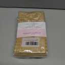 PurpleEssences 6-Pack Kitchen Towels - 15x25 Inch 100% Cotton Waffle Weave - Absorbent, Reusable Dish & Hand Towels with Hanging Loop for Home & Bar Use Fall Thanksgiving - Assorted - Tan