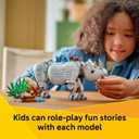 LEGO Creator 3 in 1 Wild Animals: Majestic Rhino with Birds Building Toys for Kids - Safari Pretend Play Toys for Girls & Boys, Ages 9+ - Gift for Christmas - 31171