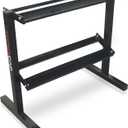 CAP Barbell RK-24D-2J 24 Dumbbell Storage Rack, Black