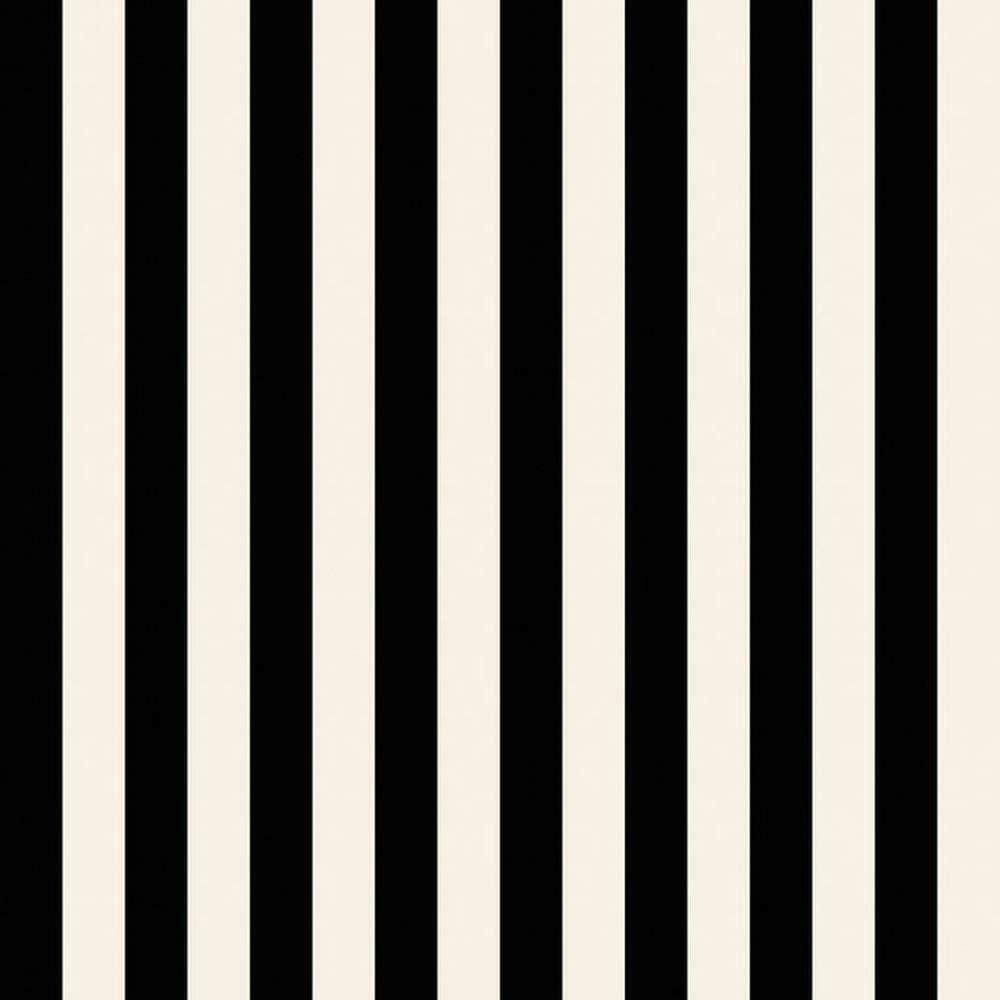 1.25" Regency Stripe Wallpaper (Black, Ebony)