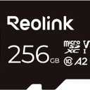 REOLINK 256GB microSDXC Memory Card, Up to 100MB/s, 4K UHD, U3, A2, V30, Class 10, FAT32, Micro SD Card Fully Compatible with Reolink Security Camera, Reolink PoE/WiFi/Battery Doorbell