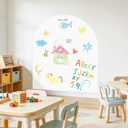 Magnetic WhiteBoard for Wall 40" x 32" Self-Adhesive Magnete Dry Erase White Board Sticker with Magnet Accessories Magnetic Wall Decal Peel and Stick Magnetic Wall Decal for Kids Playroom