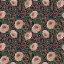 CRE8TIVE 24"x118" Pink Leopard Peel and Stick Wallpaper Rose Floral Wallpaper Leaf Contact Paper for Girls Bedroom Self Adhesive Removable Vinyl Wall Paper for Bathroom Cabinets Drawers Liners Walls