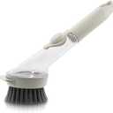 Generic Clear Plastic Scrub Brush, Gray, KK-0015