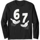 67 Meme  Long Sleeve TShirt M, black