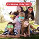 MYSXN Heart Sunglasses,Valentines Day Gifts for Kids Classroom, Valentine Exchange Gifts,Valentines Day Accessories (24)