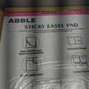 Super Sticky Easel Pad, 25 x 30 Inches, 30 Sheets/Pad, 8 Pads/Pack (Pink), Large Self Stick Flip Chart Paper for Whiteboards, Premium White Chart Paper for Teachers, Office, and Classroom Supplies