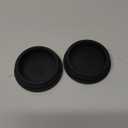 uxcell 2Pcs Silicone Hole Plug, Waterproof Round Rubber Stoppers Bottle Seal Plugs Tube Pipe End Caps for 62mm/2.44" Hole for Bathtub Bottle, Black
