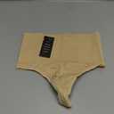 Werena Tummy Control Thong Shapewear for Women Seamless Shaping Thong Panties Body Shaper Underwear (Small, 01# Beige-mid Waisted(has Boning))