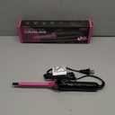 DAN Technology Small Ceramic Curling Wand with Adjustable Temperature for Tight Curls on Short & Long Hair (3/8 Inch, 10MM) (Pink)