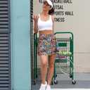 LouKeith Tennis Skirts for Women Pleated Crossover High Waisted Athletic Workout Golf Skorts Skirts with Shorts Pocket (M)