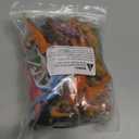 FINGOOO 39 Piece Mini Dinosaur Figures, Assorted Vinyl Plastic Dinosaur Toys for Easter Gifts Dino Party Cake Toppers