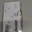 80Pcs Push on Pushnut Cap Stud 1/2", 1/4", 5/16", 3/8", 2/5" Axle Pushnut Caps Axle Cap Nut with Mechanical Zinc Plating, Permanent Washer Caps for Hand Trucks, Lawn Wagons, Rolling Bins