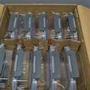 VERONES 10 Pack 22 OZ Glass Meal Prep Containers, Airtight Glass Lunch Containers Set, Glass Food Storage Containers with Lids,Exclusive of BPA, for Microwave, Oven, Freezer & Dishwasher Friendly,Grey