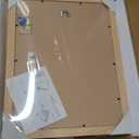 Yaetm Oak 12x16 Picture Frame Matted to 8.5x11 Set of 3, Natural Solid Wood 12x16 Frame for Wall Mount, Wide Molding (3 pack, Oak)