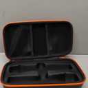 Wireless Microphone Case Compatible with JBL Wireless Two Microphone System, Handheld Dual Mic Travel Bag for Singing or Karaoke for Receivers, Adapters, AA Batteries (Black)