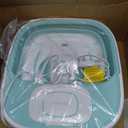 HoMedics Smart Space Elite Footbath with Heat Boost, Collapsible, Invigorating Bubble Massage, 3 Pedicure Attachments, Safe to Use Bath Salts, Patented Safety-Lock System, Ergonomic