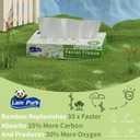 Lam Pure tissues 80 Tissues per Box,3-Ply tissue paper facial tissue 8 square boxes of bulk facial tissues Applicable to Dining room bedroom