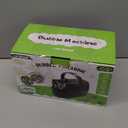 Bubble Machine Durable Automatic Bubble Blower, 18000+ Big Bubbles Per Minute Bubbles for Kids Toddlers Bubble Maker Operated by Plugin or Batteries Bubble Toys for Indoor Outdoor Birthday Party (Black)