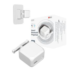 MOES Rock Switch Fingerbot 3nd Generation, Timer Control Work with Smart Life App, Add MOES Tuya Bluetooth Hub Make it Compatible with Alexa and Google Home(Need BLE Hub