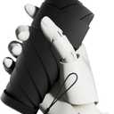 Windproof Mini Travel Folding Umbrella - UPF 50+ Sun & Rain Protection, Small Compact Lightweight Design Fits in Pocket or Bag, Eco-Friendly Fabric Wallet Umbrella for Commuter, Men Women Boys Girls (Black)