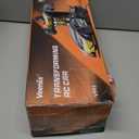 V992 Transform Remote Control Car, Transform Robot RC Cars, 1:14 Scale, 2-in-1 Robot Toy Car with Sound & Light, Gesture Sensing, Automatic Deformation, Great Gift Toys for Boys and Girls 4-6 (Golden)