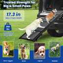 Dog Ramp for Car, Pawlify 71" x 17.3" Dog Ramps for Large Dogs with Anti-Pinch Handle and Anti-Slip Rug Surface, Folding Dog Ramp Up to 250LBS, Portable Dogs Car Ramp for SUV, Trucks