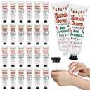 Loopeer 24 Pcs Christmas Hand Cream Gift Set Bulk Christmas Mini Hand Lotion for Women Travel Size Holiday Gifts Stocking Stuffer & Bulk Appreciation Gifts for Staff Employee Coworker Mom 30 ml