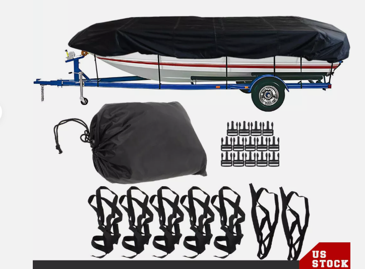 14-15,8ft/68 Boat Cover Black