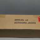 2500lb 24" RV Scissor Jack with Handle (2)