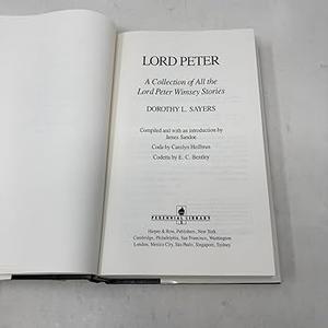 Lord Peter: A Collection of All the Lord Peter Wimsey Stories Hardcover – January 1, 1987