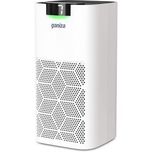 Ganiza Air Purifiers For Home Large Room, 1570ft² Coverage, H13 HEPA Air Purifiers for Pets with PM2.5 Monitor, 23db Air Purifiers for Bedroom Remove Pet Hair Dander Pollen Smoke Dust Odor Eliminator White